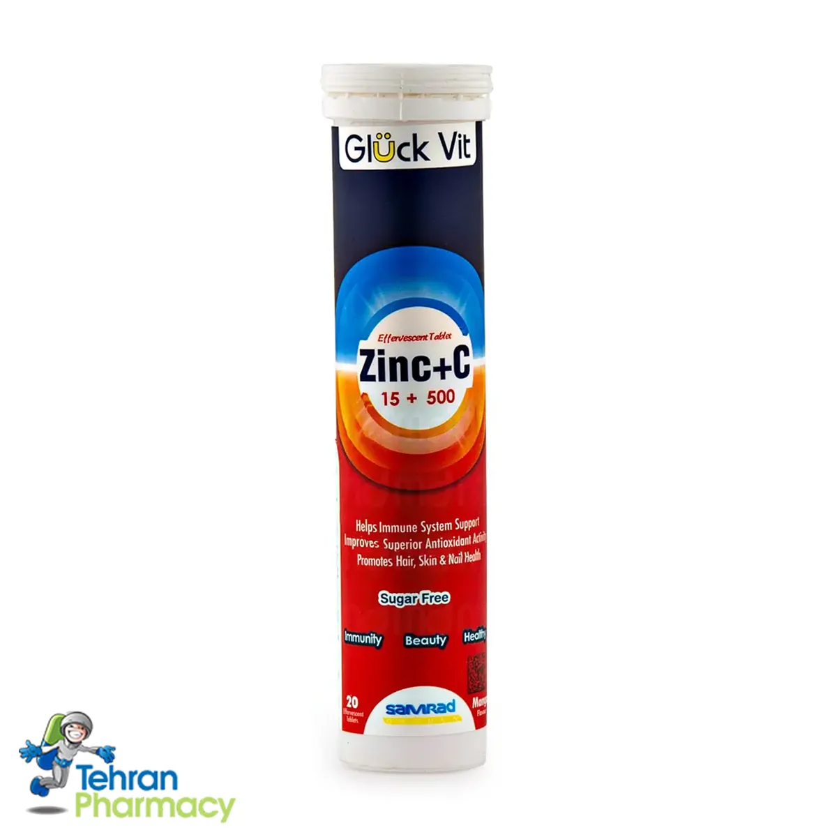 جوشان زینک پلاس ویتامین ث گلوک ویت